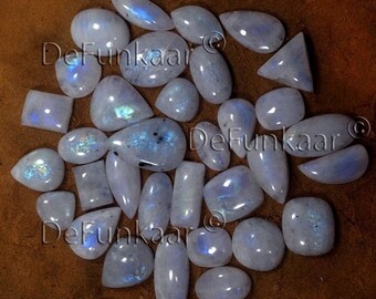Size 5-9mm Natural White Rainbow Moonstone Smooth Beads 17Inchs Strand AAA Super Flashing Blue Fire Stone Necklaces Round Balls Beads B4