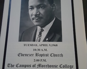 Obituary of Martin Luther King, Jr.