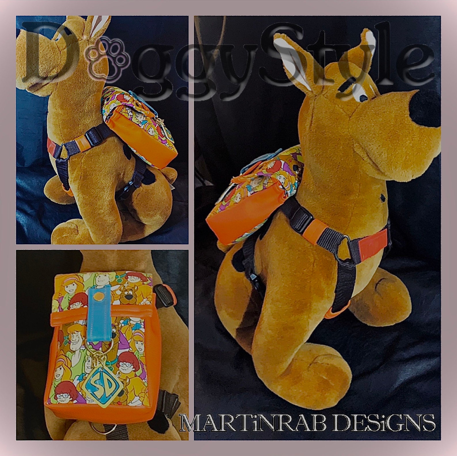 Scooby Doo Special Collection Dog Backpack Harness Dog Etsy