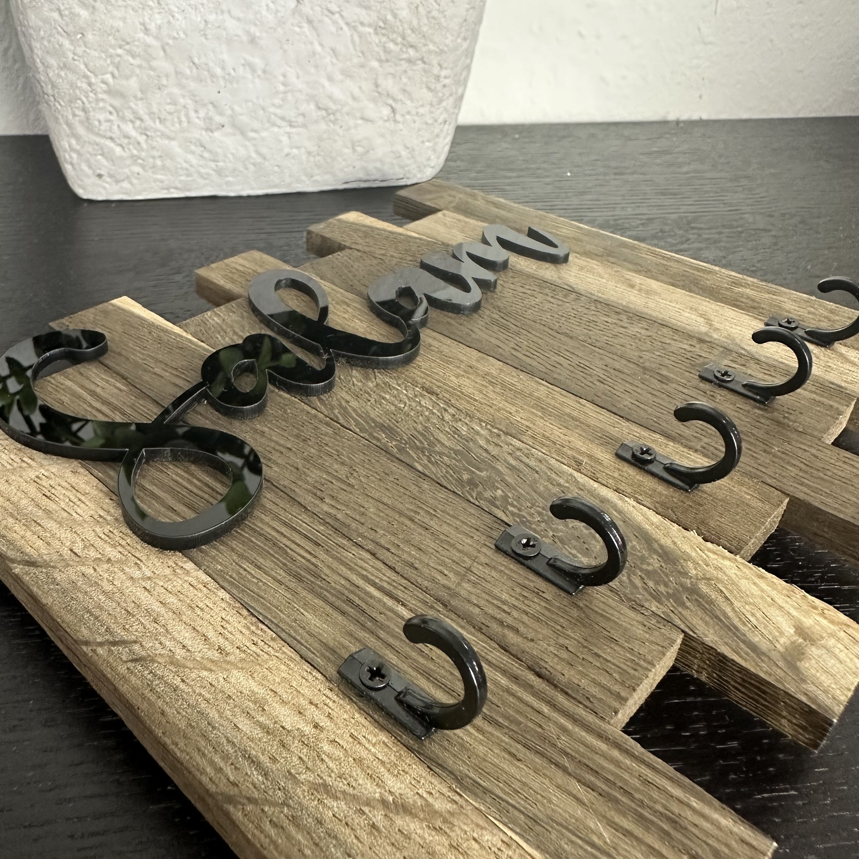 Key Hook With Lettering Salam, Bismillah Personalized Islamic Gift