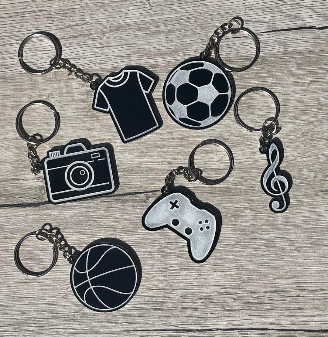 Personalized Keychain - Various Designs Possible - Acrylic - Christmas ...