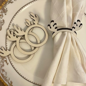 Napkin rings Christmas Christmas decoration Christmas table Christmas gift gift idea
