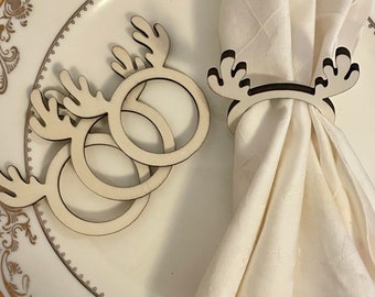 Napkin rings Christmas Christmas decoration Christmas table Christmas gift gift idea