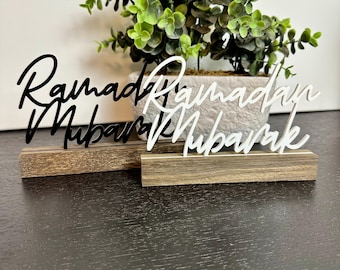 Ramadan Muabrak Stand Lettering Ramadan Kareem Decoration