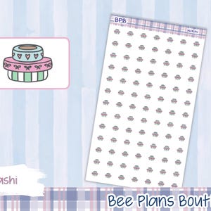 Washi Tape Icon Planner Stickers |  Washi | Premium Planner Stickers | Planner Stickers | Icon Planner Stickers | Bee Plans Boutique | BPB
