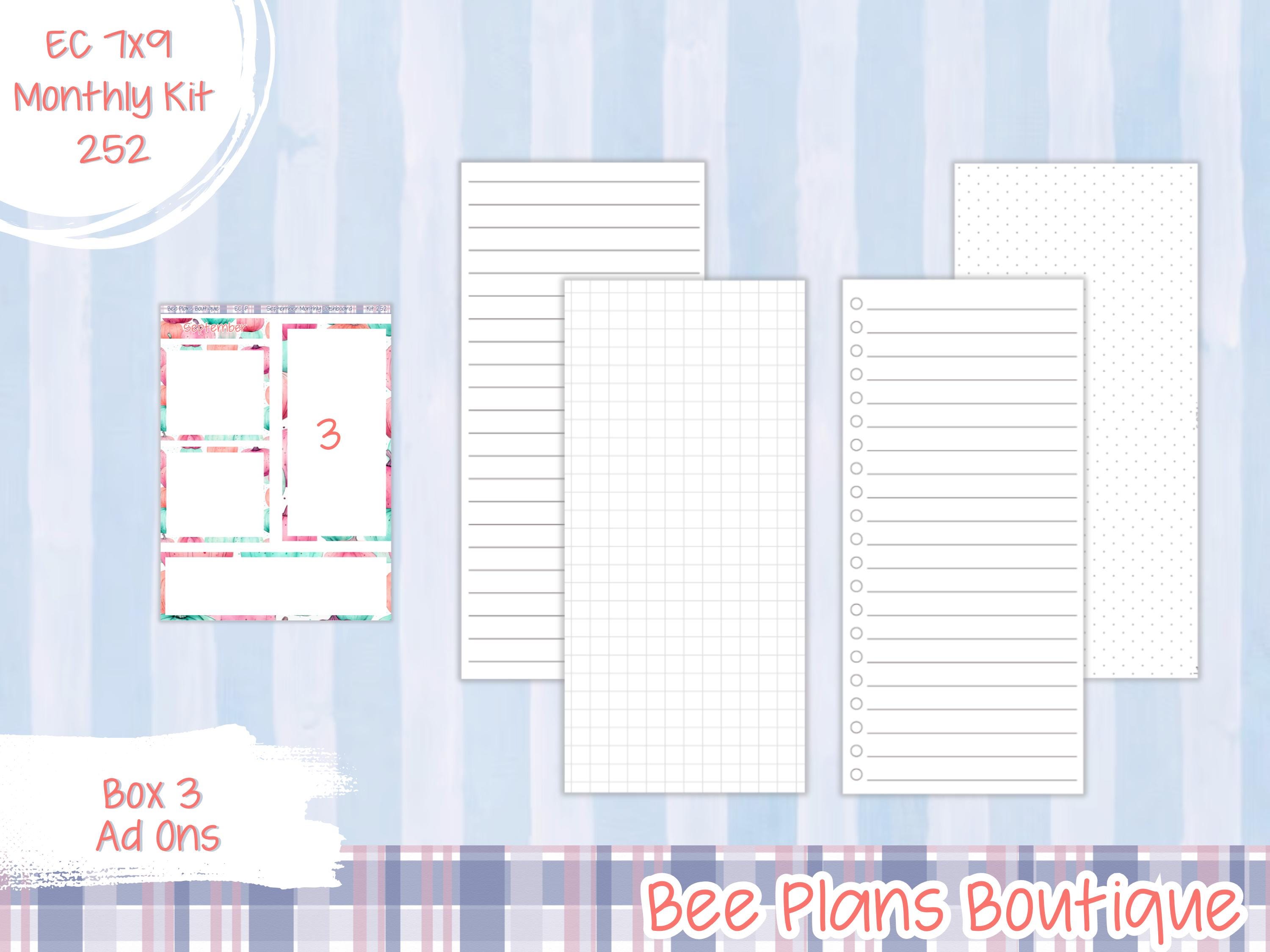 September Monthly Dashboard Sticker Kit | Erin Condren Monthly ...