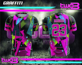 Jersey Sublimado Completo Graffiti