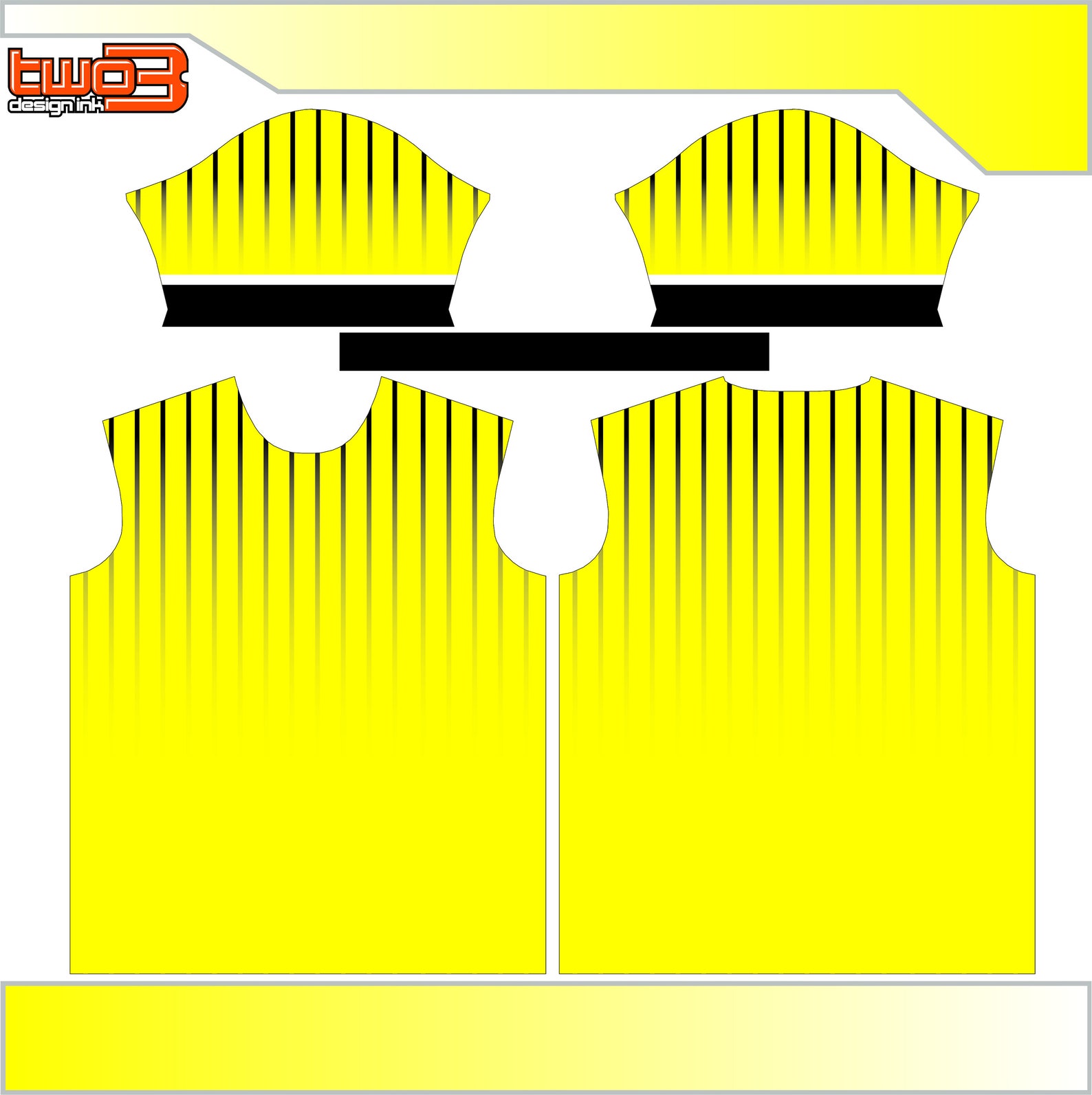 Pinstripe Fade Full Sublimated Jersey Etsy