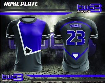 Camiseta sublimada completa del Home Plate