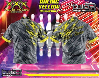 Maillot Sublimado Completo Amarillo Racing