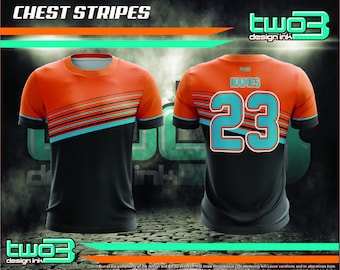 Jersey de rayas en el pecho