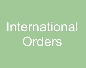 Internationale bestellingen
