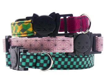 Anime, Cat Collar, Adjustable, Breakaway, Adult & Kitten Sizes