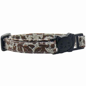 Floral Flowers, Cat Collar, Adjustable, Breakaway, Adult & Kitten Sizes