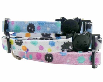 Anime Candy, Cat Collar, Adjustable, Breakaway, Adult & Kitten Sizes