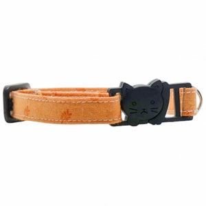 leafy foliage, Cat Collar, Adjustable, Breakaway, Adult & Kitten Sizes