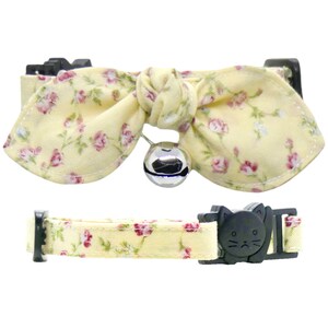 Floral Flowers, Cat Collar, Adjustable, Breakaway, Adult & Kitten Sizes