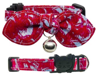 Cat Collar, Adjustable, Breakaway, Adult & Kitten Sizes