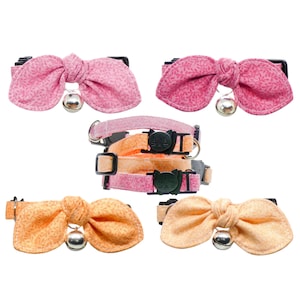 Leafy Foliage, Cat Collar, Adjustable, Breakaway, Adult & Kitten Sizes