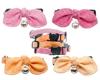 Leafy Foliage, Cat Collar, Adjustable, Breakaway, Adult & Kitten Sizes