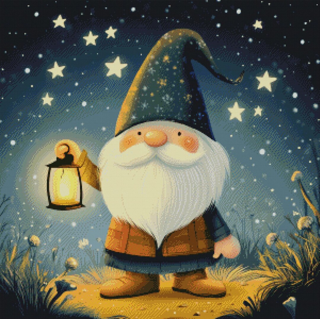 PCP0158 Starry Night PDF Full Coverage Cross Stitch Pattern Instant ...