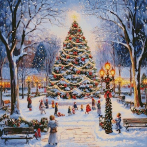 PCP0143 Christmas tree full coverage cross stitch pattern PDF Cross Stitch chart Cross Stitch pattern Instant PDF Download