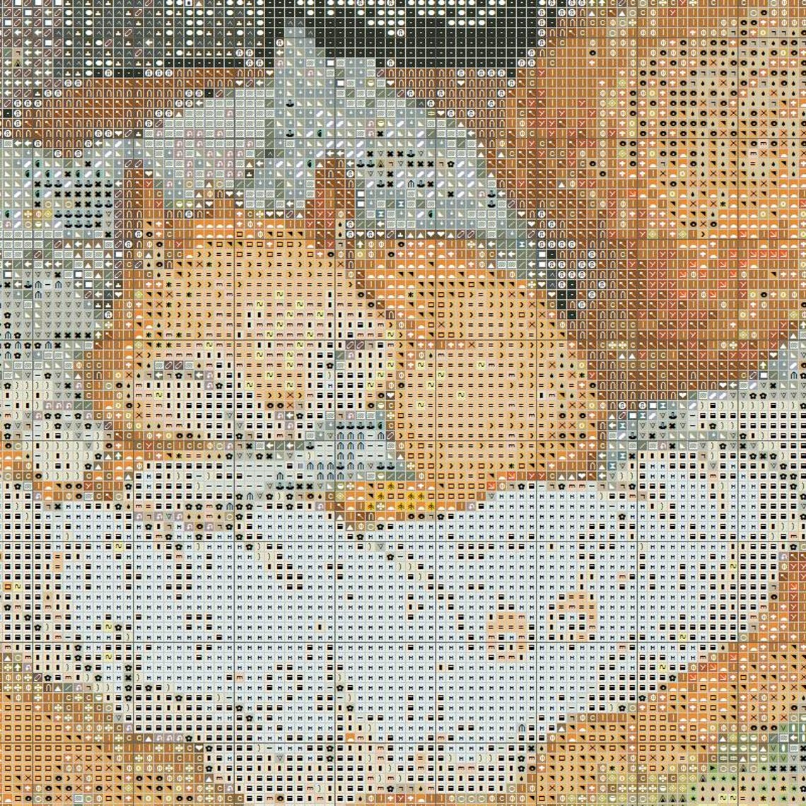 PCP0065 Cozy House PDF Full Coverage Cross Stitch Pattern Instant ...