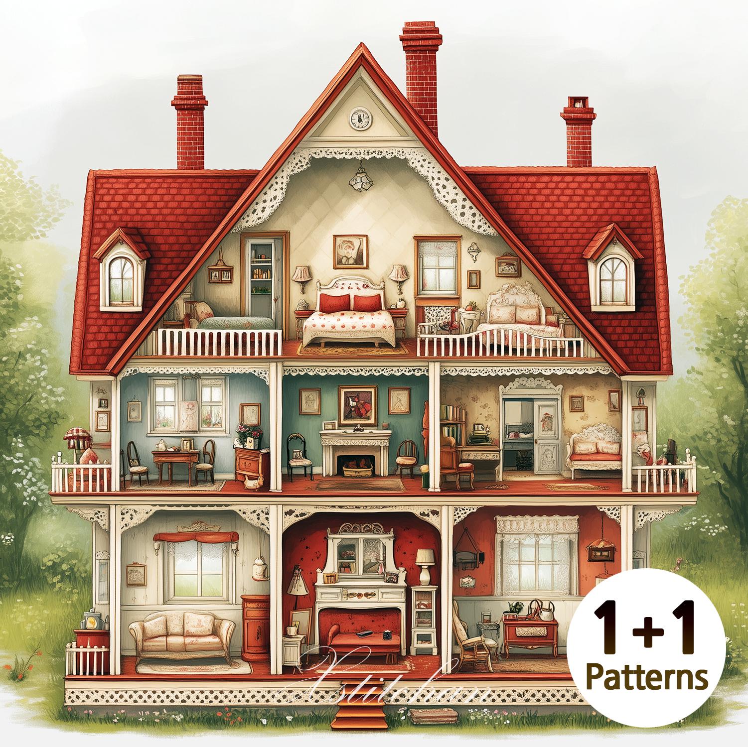 美品 ビクトリアン ドールハウス Victorian Dolls House victorian-dollhouseplantoys-