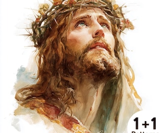 PCP0518 Jesus Christ PDF full coverage cross stitch pattern Instant Download