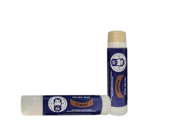 Vegan Moustache Wax: Organic Beard Tamer, Conditioner (.15 oz)