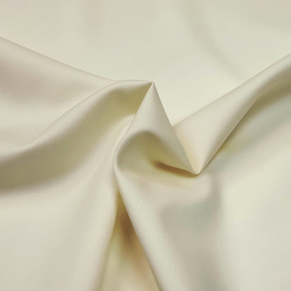 Tissu de costume en laine blanc ivoire 100 % laine super 110'S par Vitale Barberis Canonico