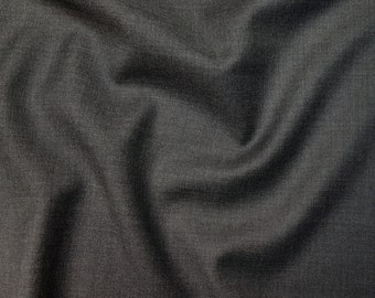 Tejido para trajes 100% lana super 110'S gris acero de Vitale Barberis Canonico.