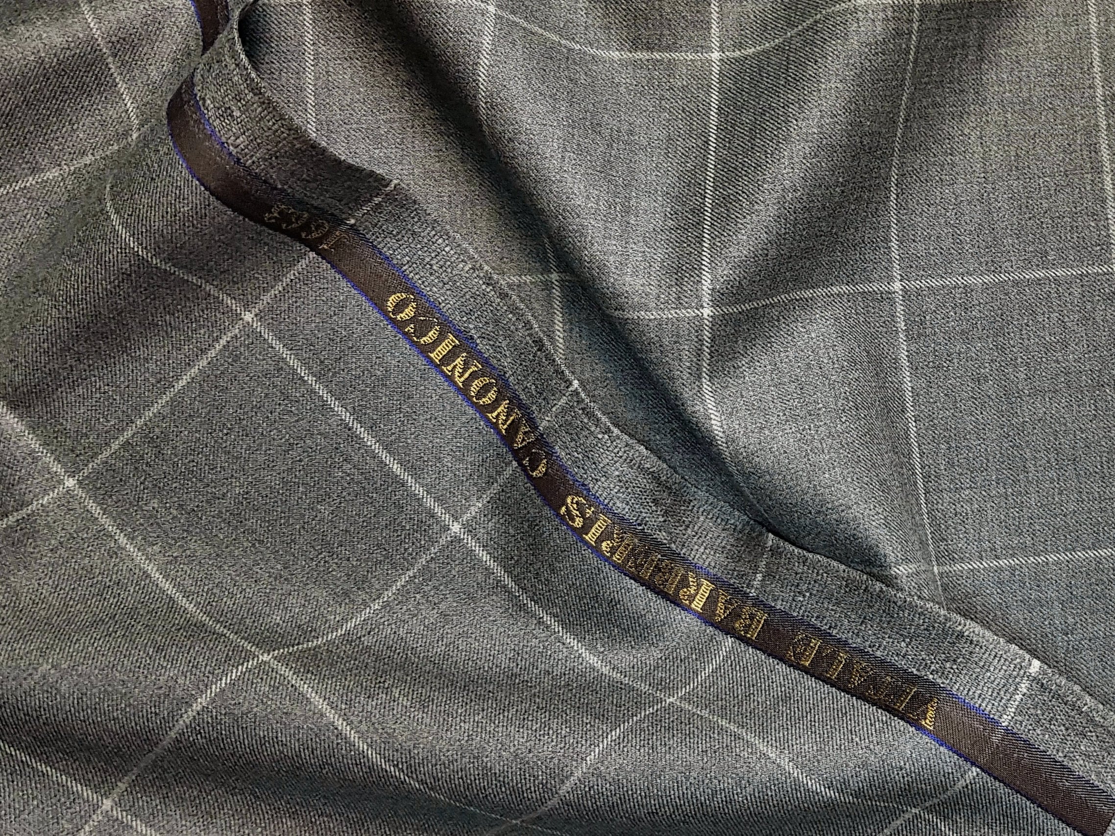 Vitale Barberis Canonico Suiting Black Fabric 100% Wool Super -  Israel