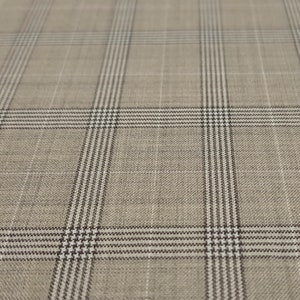 Pure Wool Super 150'S Checked Suiting /jacketing Fabric of - Etsy