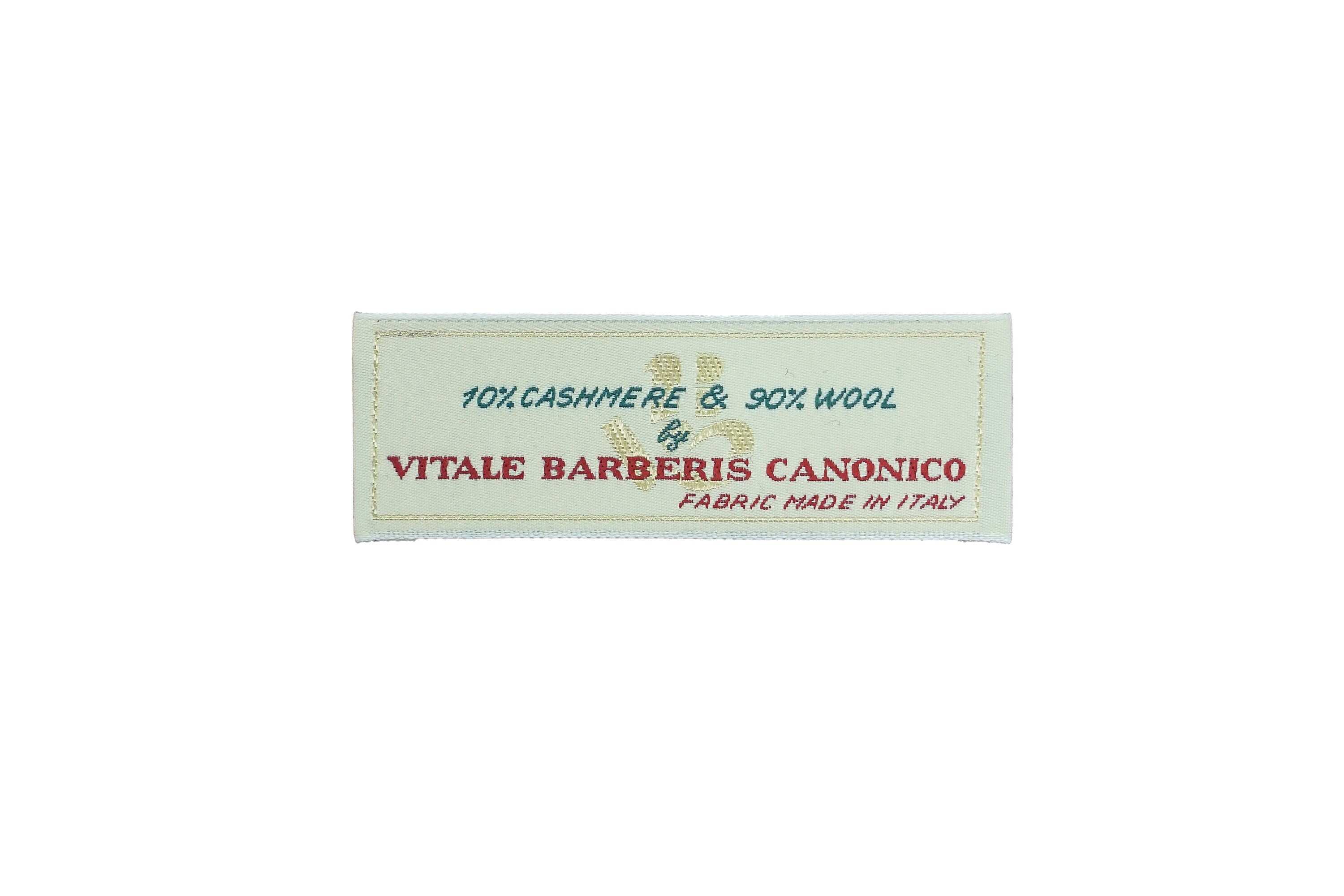 Vitale Barberis Canonico Wool And Cashmere Black 3 D Striped Etsy