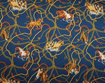 Viscose printed lining. 100% viscose, high quality, made in Italy.