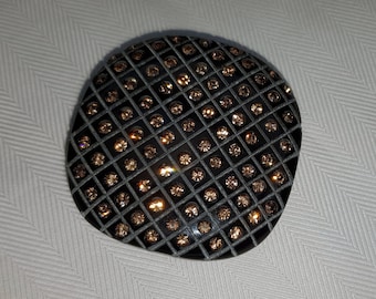 Buttons with crystals  for fur coats