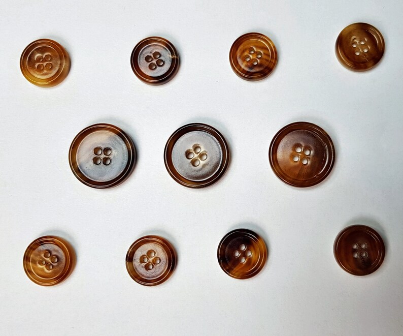 Genuine Horn Buttons Set for Suit Jacket Blazer Sport Coat Etsy