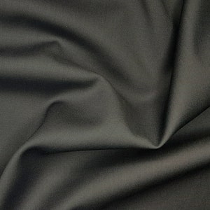 Lightweight merino wool washable  fabric , black and dark-blue,  made by Italian mill  Reda