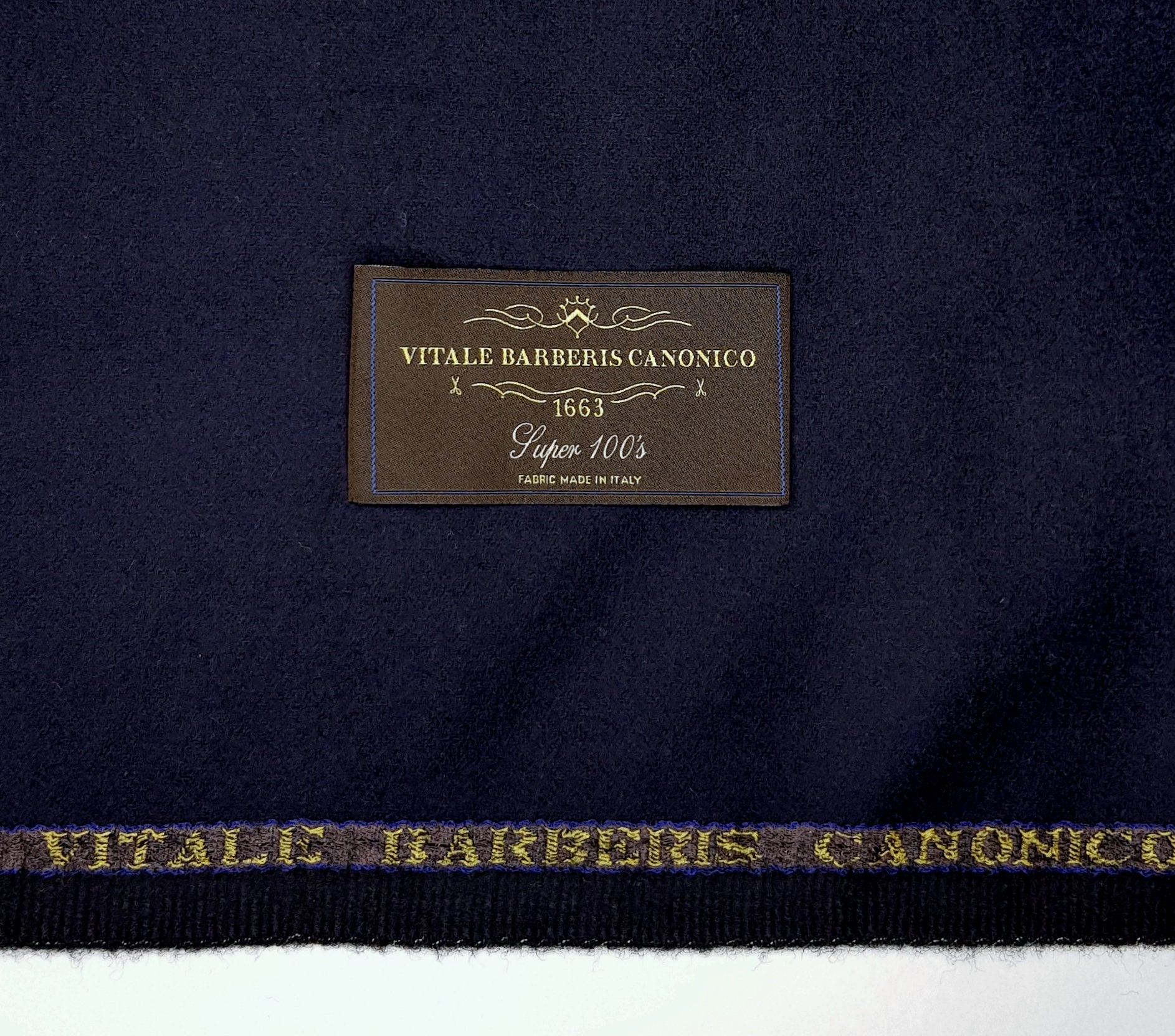 Vitale Barberis Canonico Pure Wool Dark blue Flannel. | Etsy India