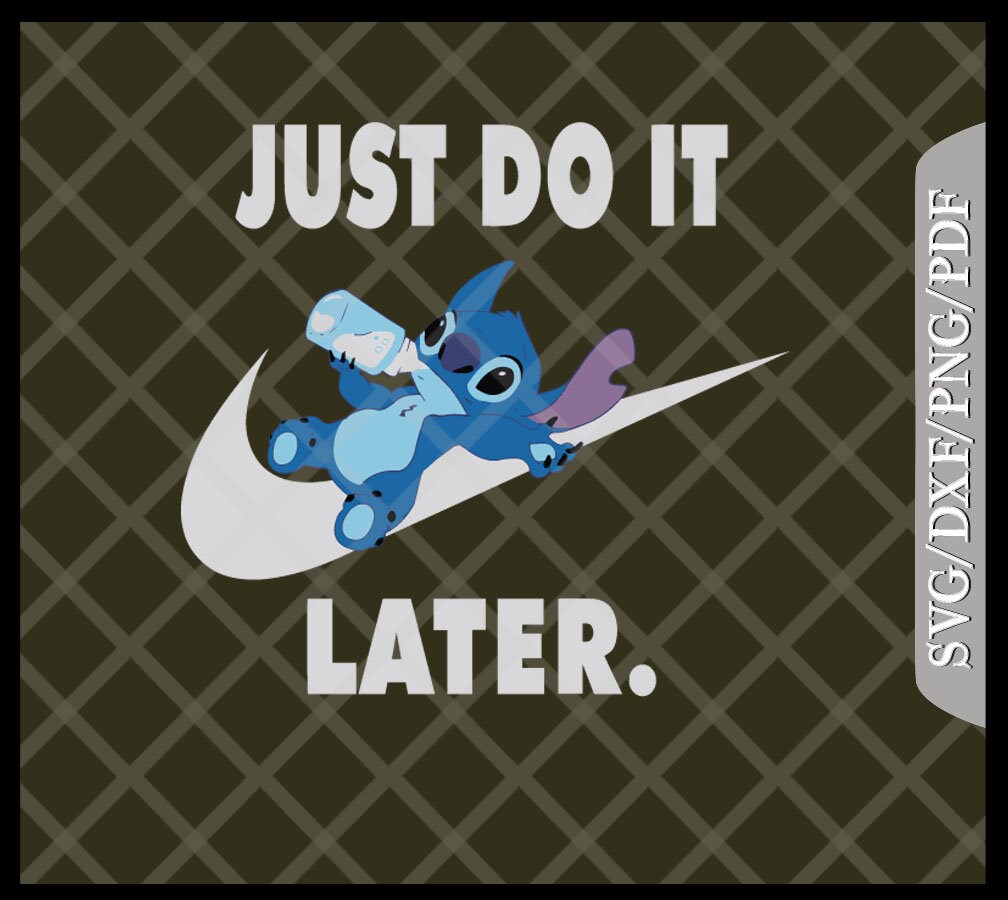 Lilo and Stitch Ohana just do it Svg Stitch SvgDxfPngPdf Etsy
