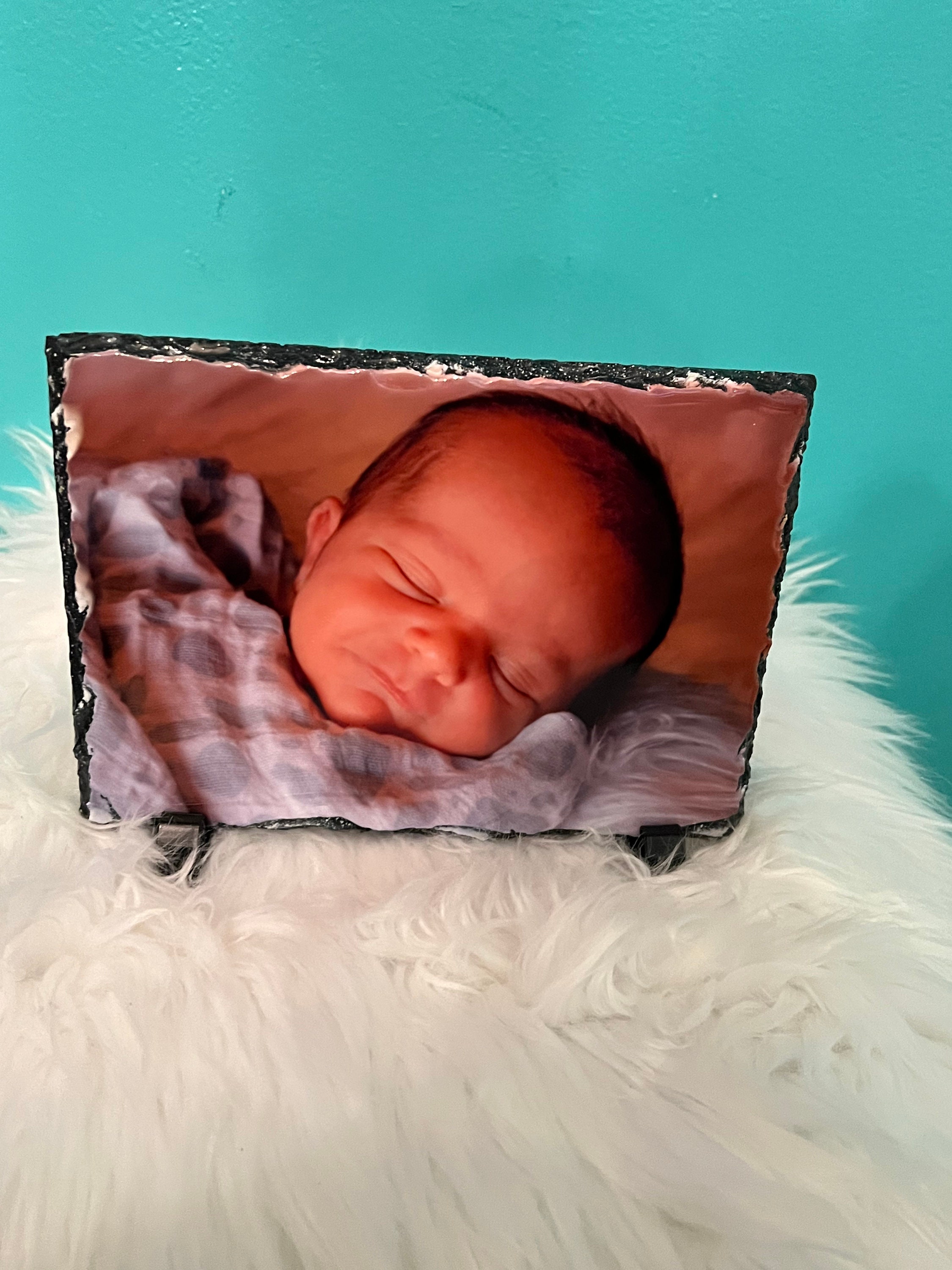 Photo Slate Custom Picture Gift Rock Valentines Day Mothers Day Wedding ...