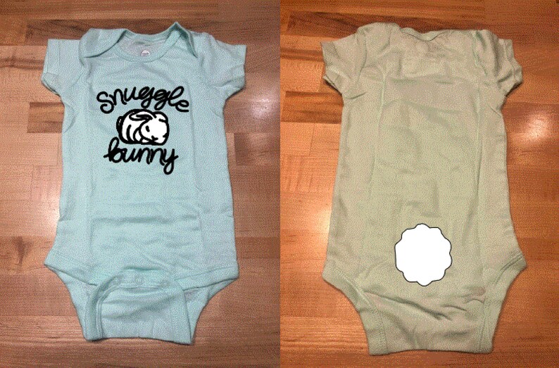 Snuggle Bunny Baby Bodysuit Blue 6-9 Months