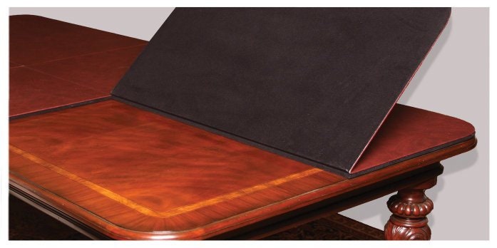Table Pad Protectors For Dining Room Tables - 48 X 72 Clear Table Protector Plastic Tablecloth Cover Easy Clean Pad Pvc Cover Waterproof Wipeable Vinyl Cloths Pad For Rectangle Dining Tables Living Room Coffe Table Mat Furniture Topper Protector : The table pad surface is made of heavy gauge 100% low palate vinyl and the backing is 100% polyester felt.
