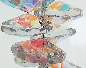 Large Clear Sun Catcher – Clear Icicle Crystal Rainbow Maker Window Hanging
