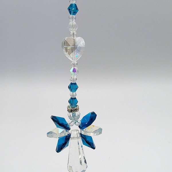 Large Birthstone Angel Sun Catcher Rainbow Maker- Made in the UK