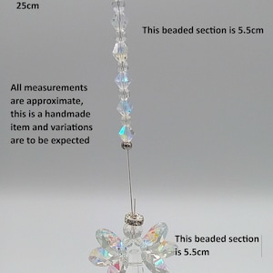 Angel Sun Catcher Clear Crystal AB Rainbow Maker Made in the UK Small or Large image 10