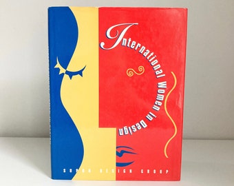 International Women in Design by Supon Design Group, 1993 1st Edition Art Book, Vintage Women Artist Book, Vintage Graphic Art Book