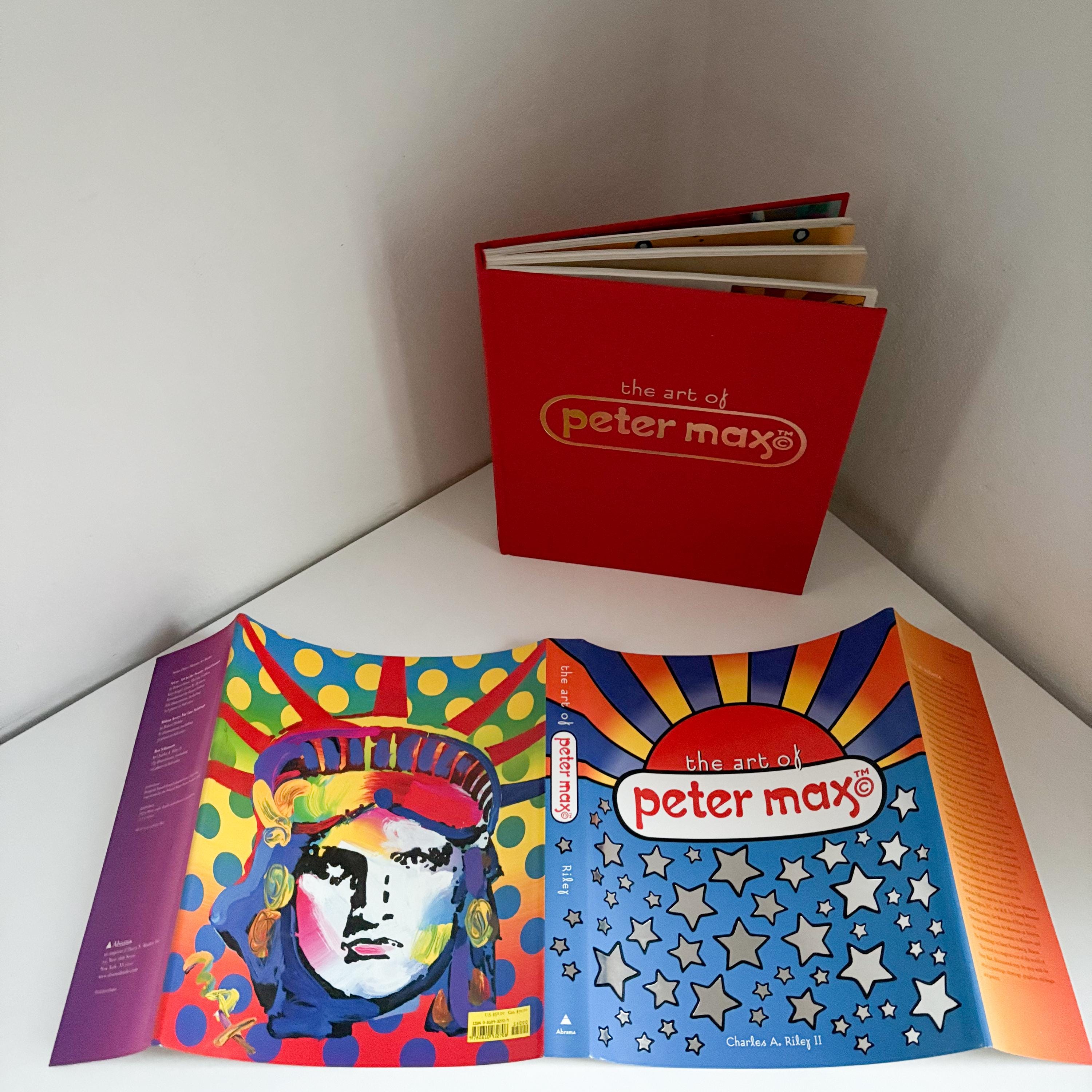 RARE! Signed the Art of Peter Max, 1st Edition 2002 Pop-art