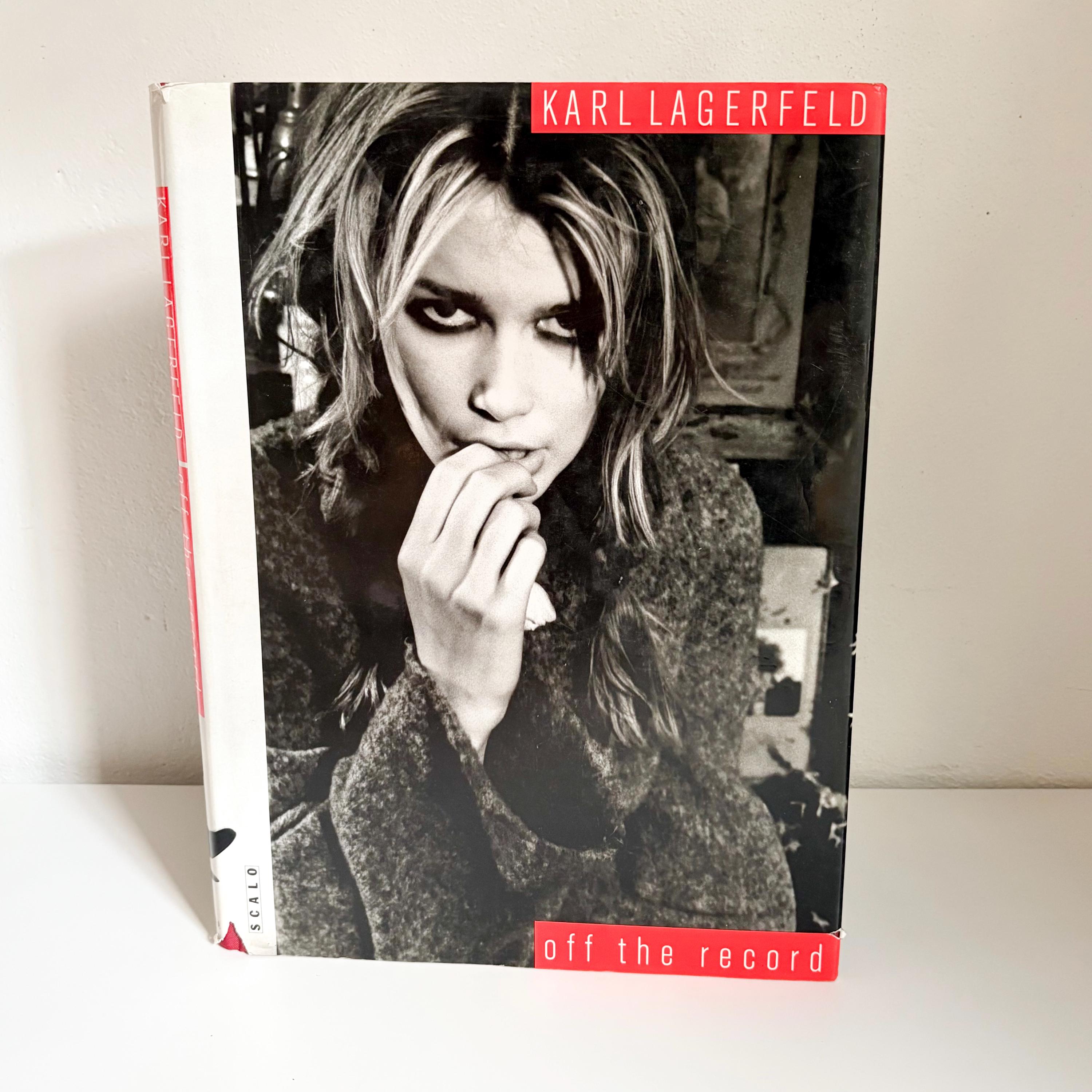 カール・ラガーフェルドの希少な「オフ・ザ・レコード」写真集：初版90